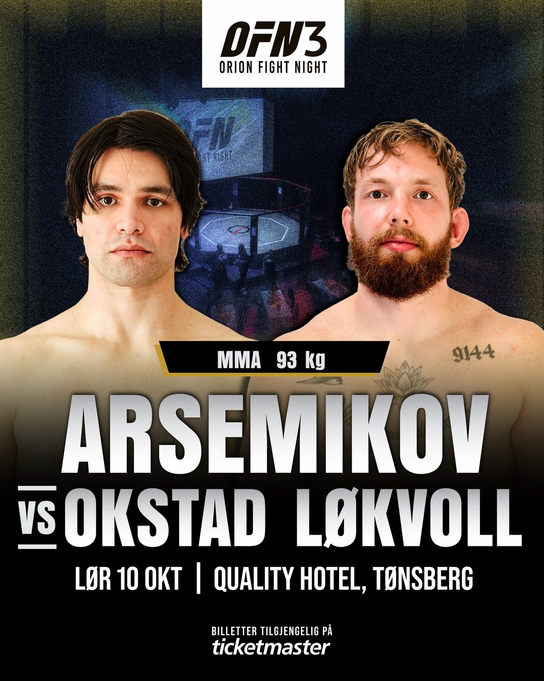 Arsemikov mot Okstad Løkvoll, MMA 93 kg