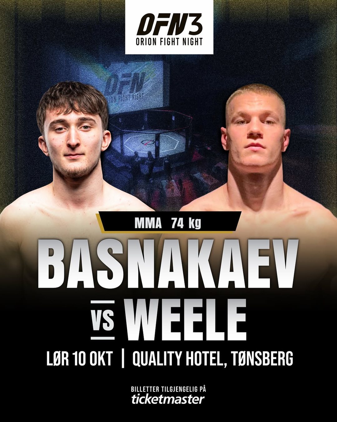 Abdul Malik Basnakaev mot Thomas Weele, MMA 74 kg