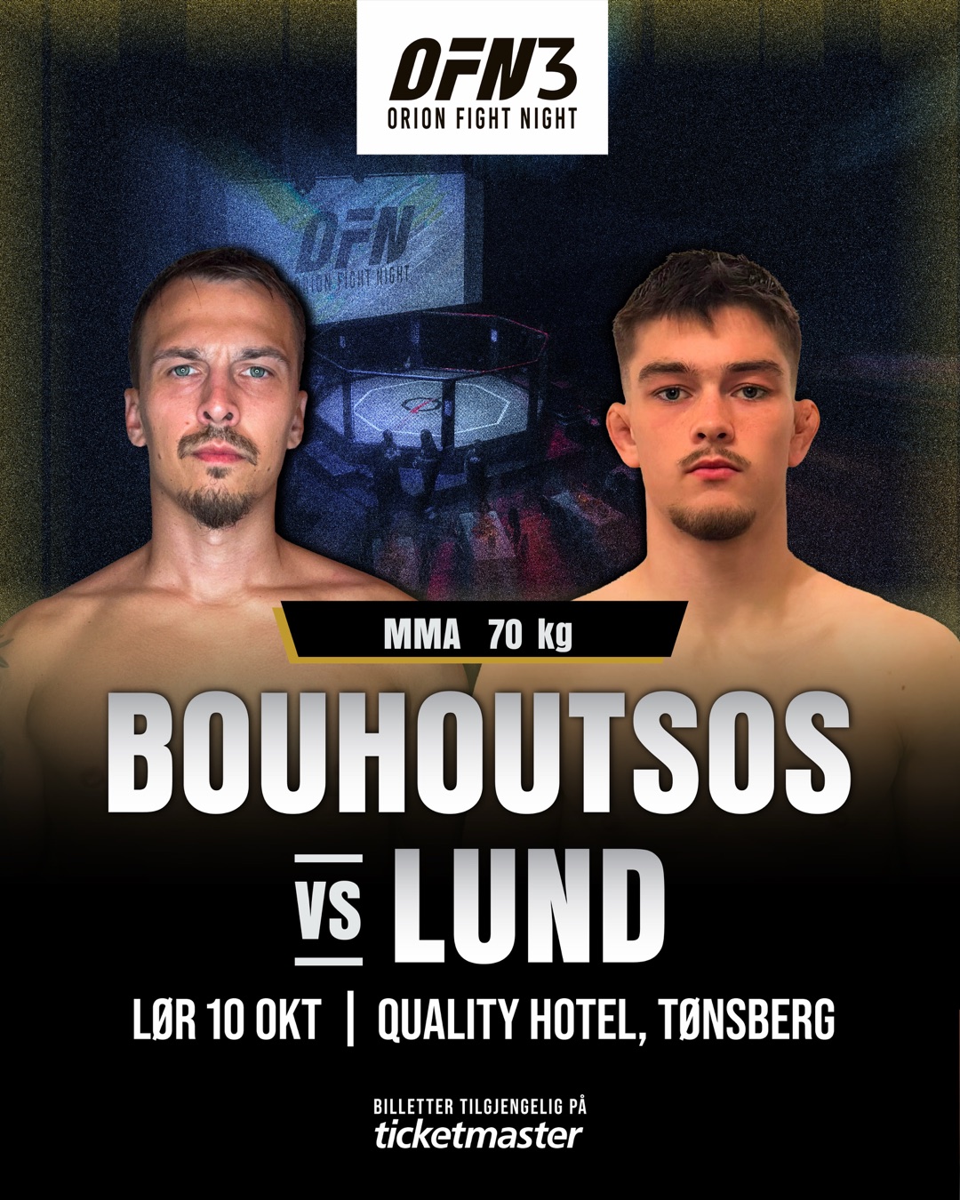 Janis Bouhoutsos Vågen mot Birk Lund, MMA 70 kg