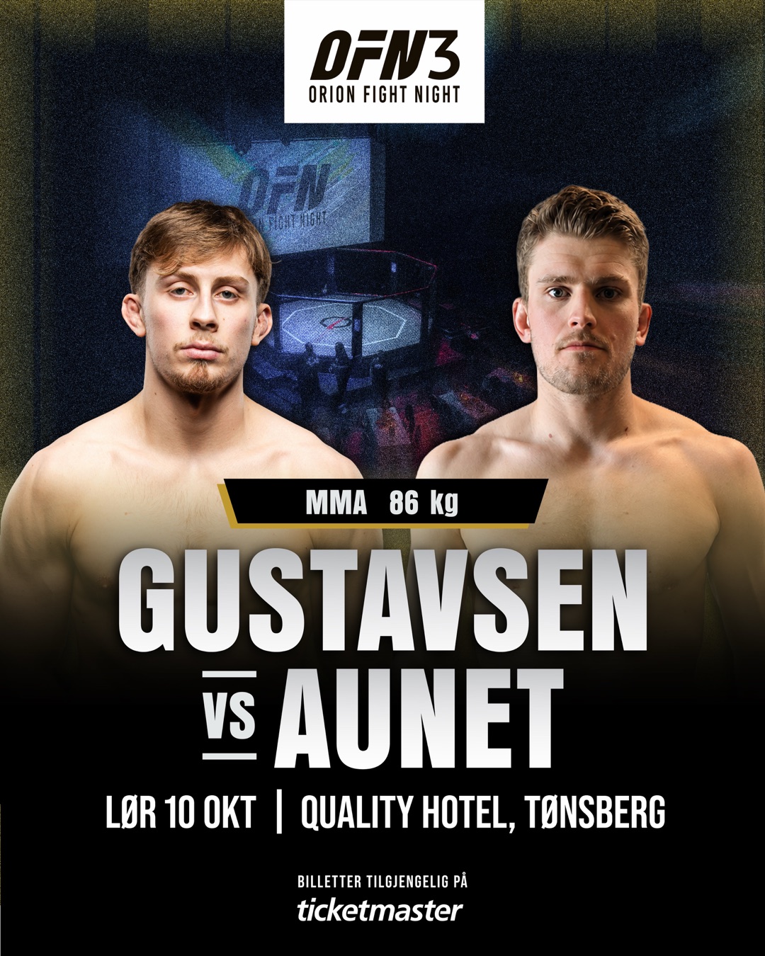 Vetle Gustavsen mot Vebjørn Galguften Aunet, MMA 86 kg