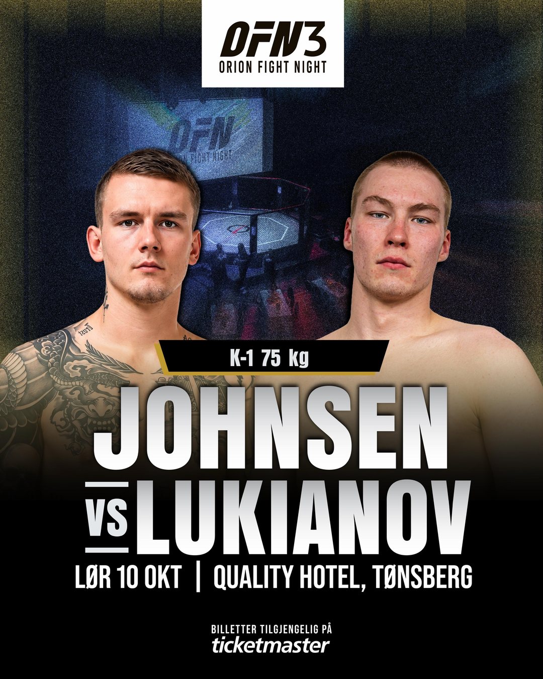 Johnsen mot Lukianov, K-1 75 kg