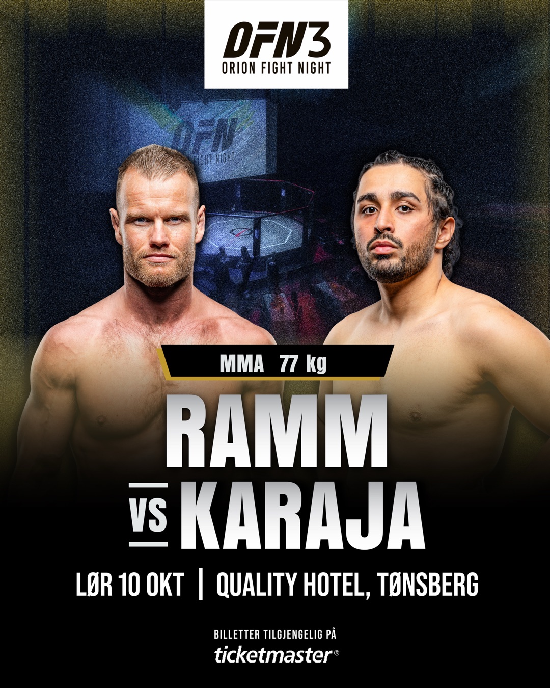 Ingvald Ramm mot Karaja Tiger, MMA 77 kg