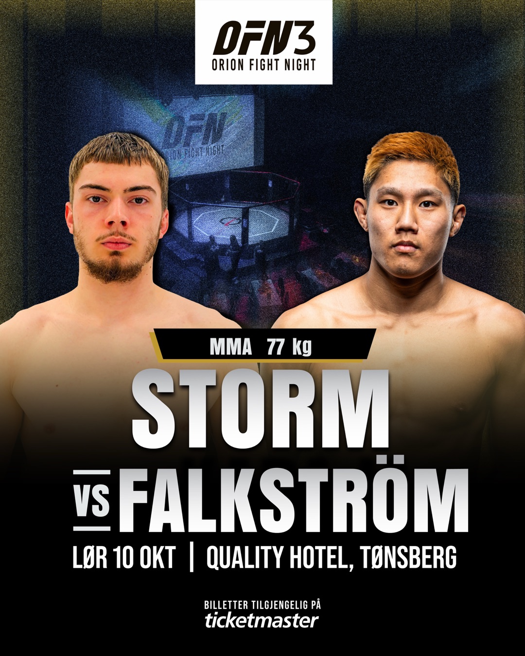 Colin Storm mot Joon Oliver Falkström, MMA 77 kg